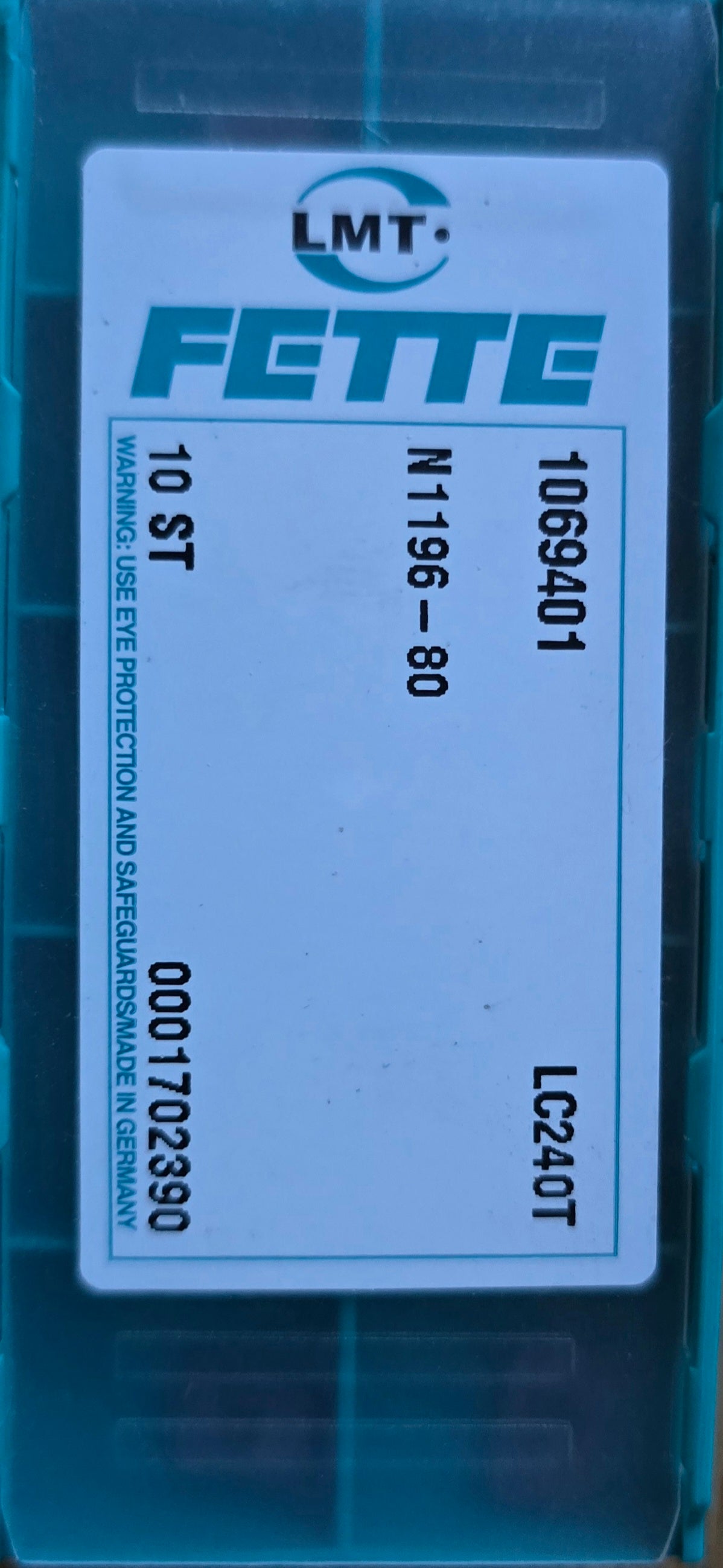 INSERTI FETTE 1069401 - ADHX 090304 ER LC240T