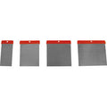 4899P - SET 4 SPATOLE ACCIAIO