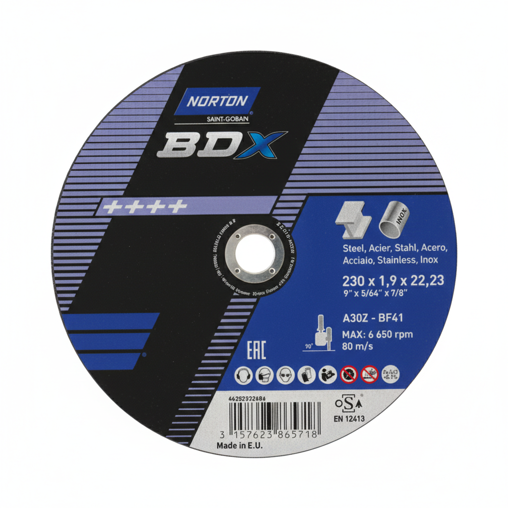 66252831476 A30Z-230x2.0x22.23-T41 NOR-BDX DISCHI TAGLIO NORTON