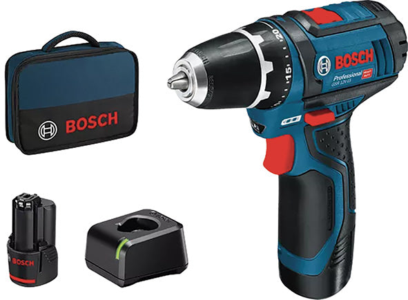 TRAPANI BOSCH BAT.GSR 12V-15 2X2AH