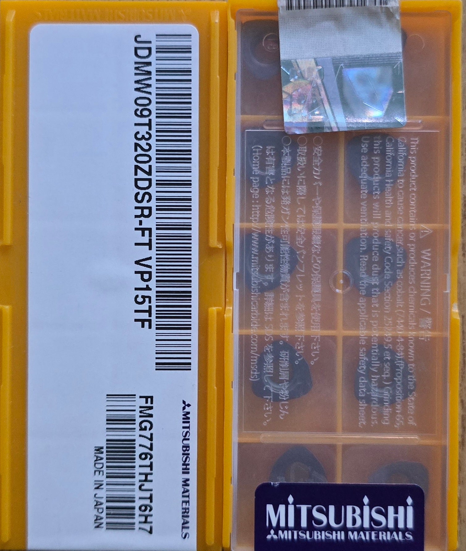 INSERTI MITSUBISHI JDMW09T320ZDSR-FT VP15TF