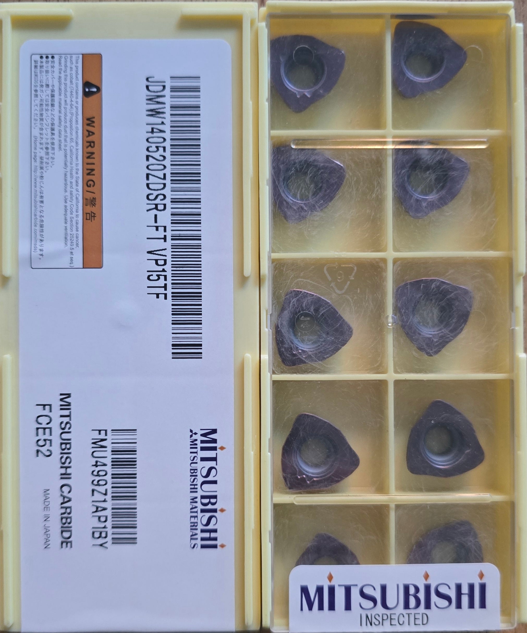 INSERTI MITSUBISHI JDMW140520ZDSR-FT VP15TF