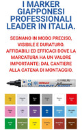 ⚪ P214 SNOWMAN PAINT MARKER BIANCO - CONFEZIONE 12 PEZZI