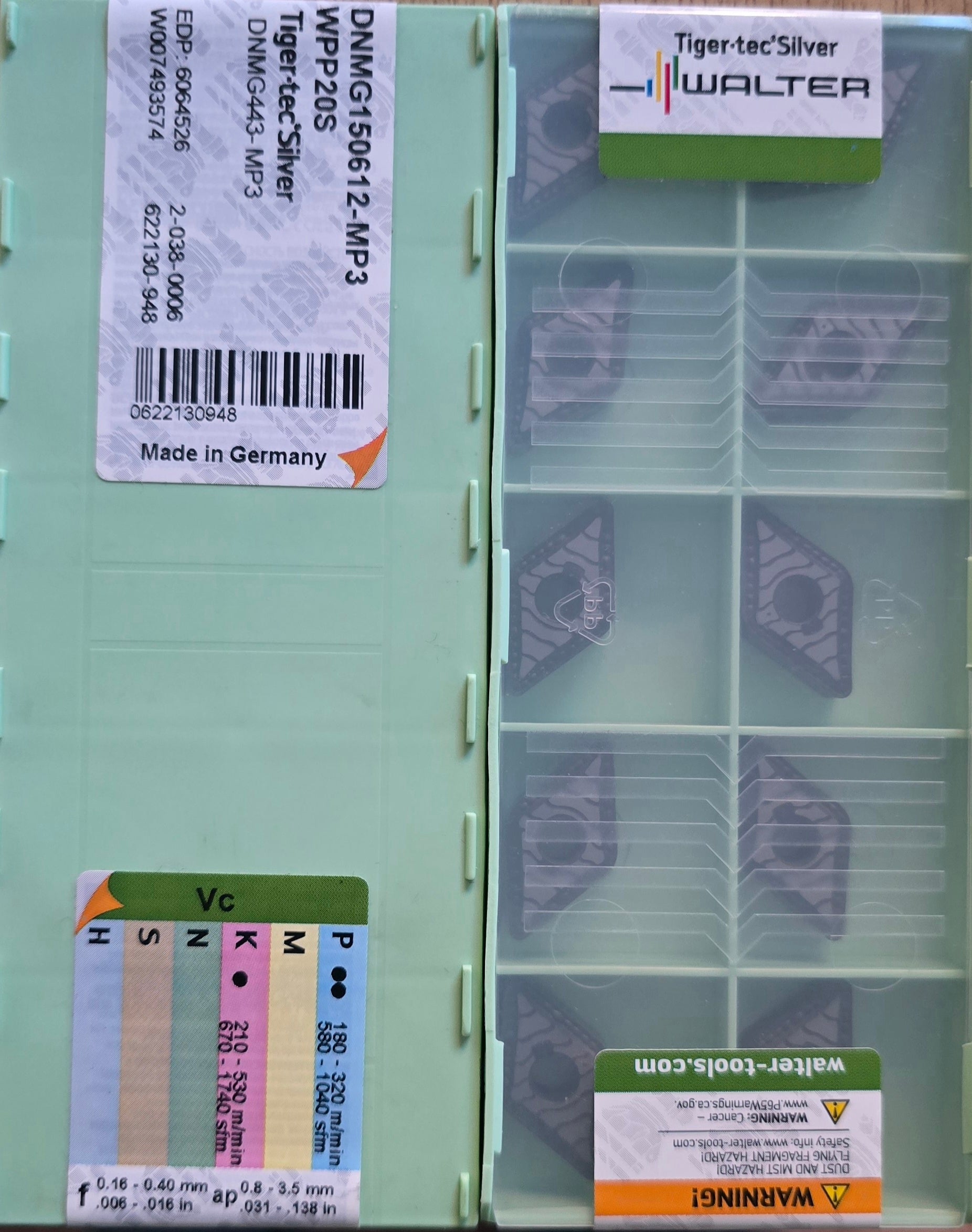 INSERTI WALTER DNMG150612-MP3 WPP20S